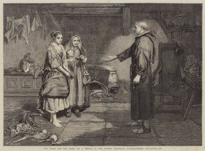 The Bible and the Monk by John Pettie